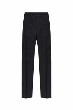 Gucci GRANATOWY Spodnie z monogramem