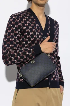 Gucci GRANATOWY Torba na ramię `Ophidia`