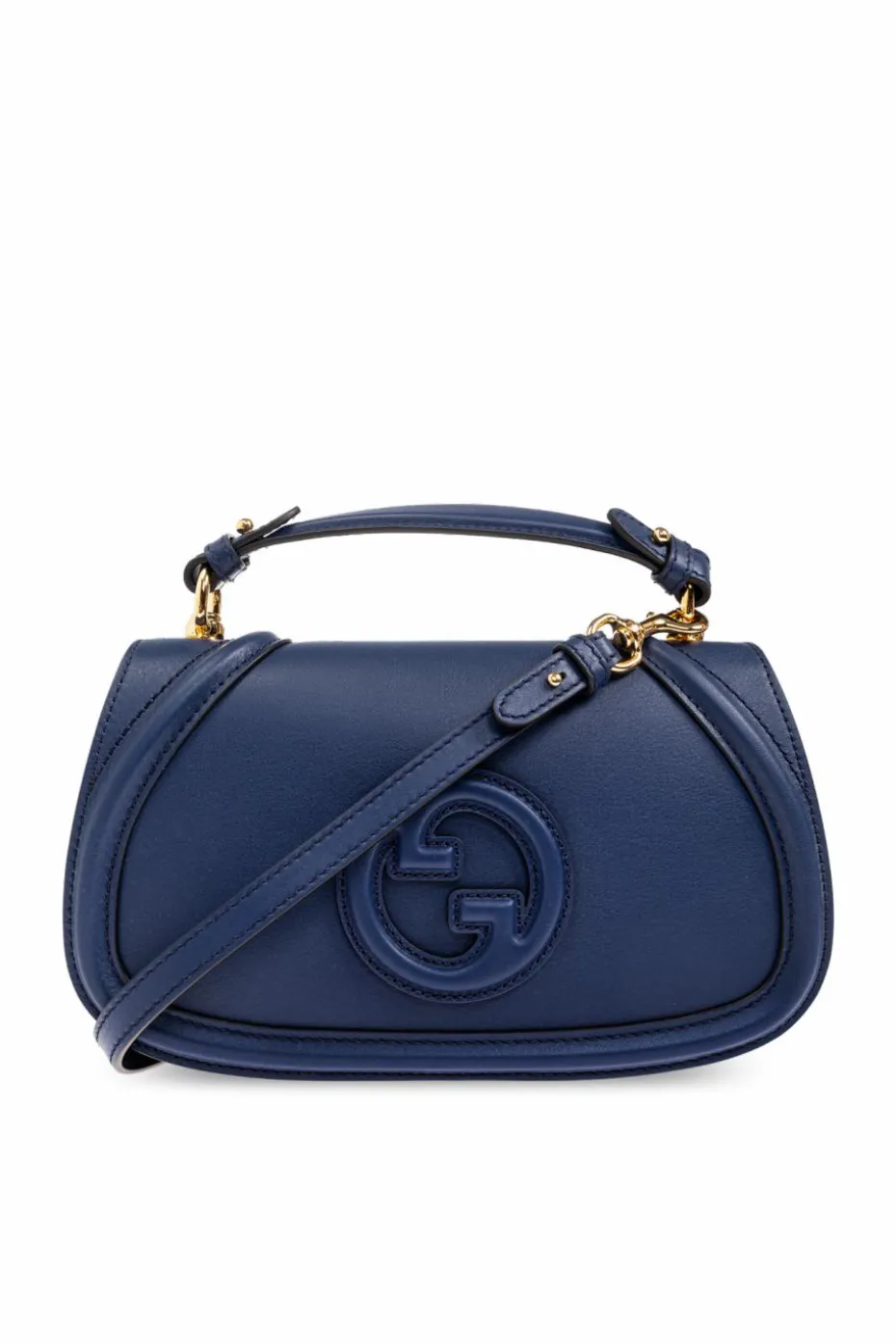 Gucci GRANATOWY Torba do ręki `Blondie Medium`