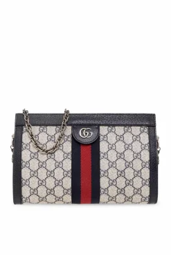 Gucci GRANATOWY Torba na ramię ‘Ophidia Small’