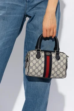 Gucci GRANATOWY Torba na ramię ‘Ophidia Mini’