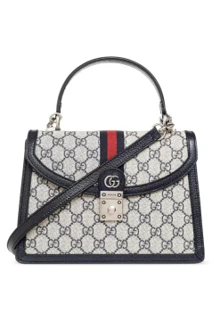 Gucci GRANATOWY Torba na ramię ‘Ophidia Small’