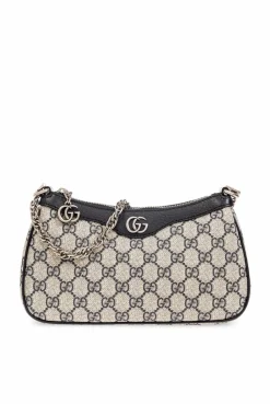Gucci GRANATOWY Torba na ramię ‘Ophidia Small’