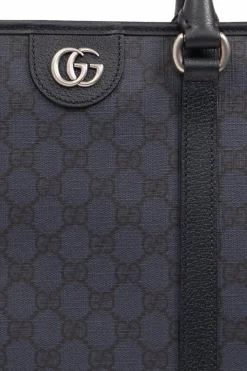 Gucci GRANATOWY Torba ‘Ophidia Medium’ typu ‘shopper’