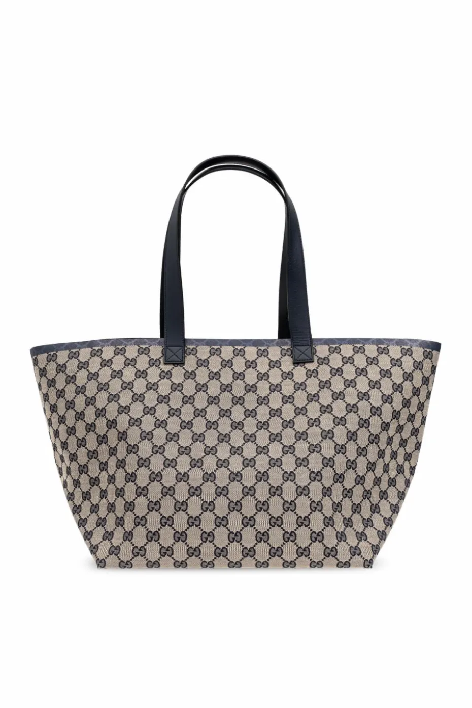 Gucci GRANATOWY Torba ‘Original GG Medium’ typu ‘shopper’
