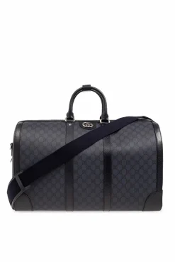 Gucci GRANATOWY Torba podręczna ‘Ophidia Large’