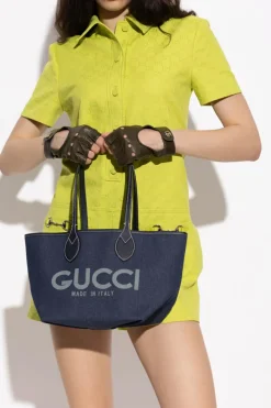 Gucci GRANATOWY Torba `Totissima Small`