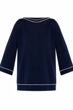 Gucci GRANATOWY Wełniany sweter