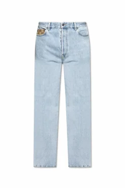 Gucci jasnoniebieski Jeansy z logo