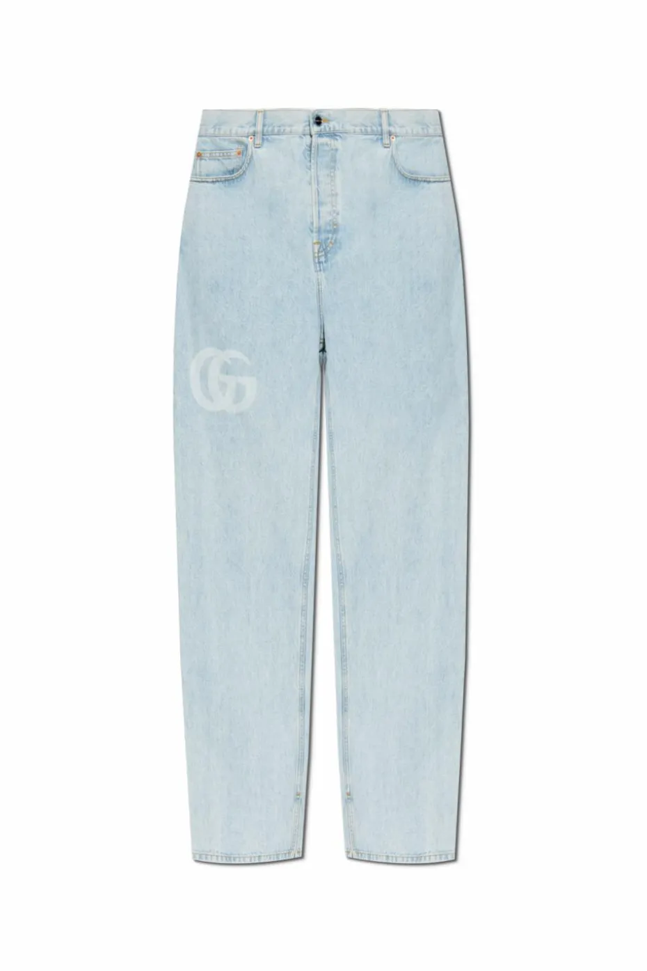 Gucci jasnoniebieski Jeansy z logo