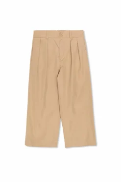 Gucci Kids beżowy Bawełniane spodnie