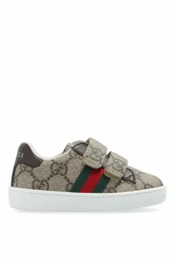 Gucci Kids beżowy Buty sportowe z monogramem