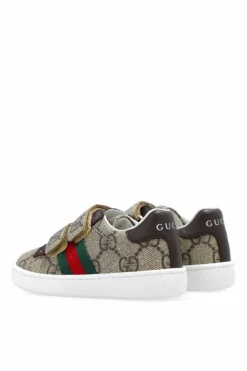 Gucci Kids beżowy Buty sportowe z monogramem
