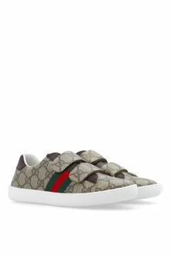 Gucci Kids beżowy Buty sportowe z monogramem