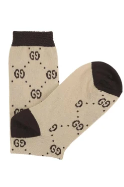 Gucci Kids beżowy Skarpety z logo