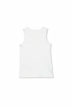 Gucci Kids BIAŁY Bawełniany top z logo