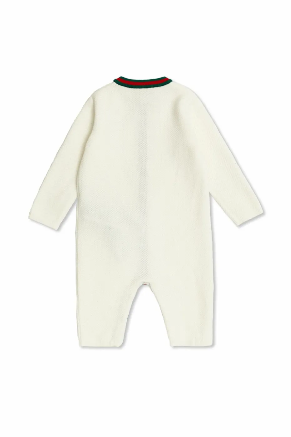 Gucci Kids BIAŁY Bawełniany kombinezon