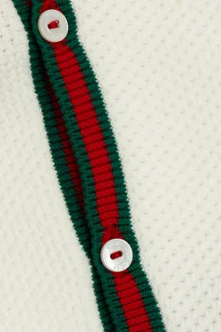 Gucci Kids BIAŁY Bawełniany kombinezon