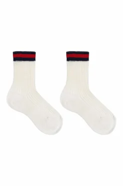 Gucci Kids BIAŁY Bawełniane skarpety