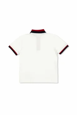 Gucci Kids BIAŁY Bawełniane polo