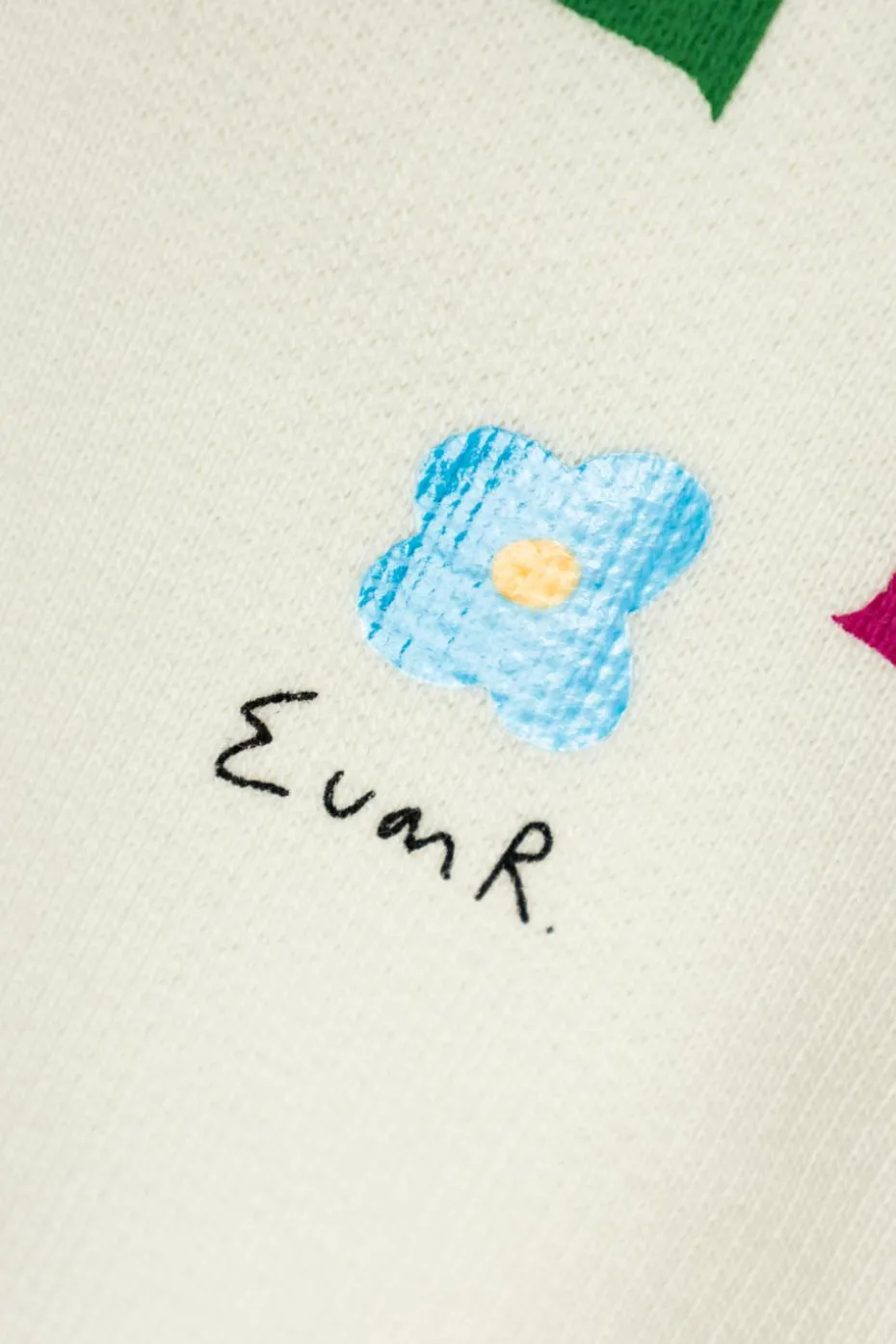 Gucci Kids BIAŁY Bluza z kolorowym nadrukiem