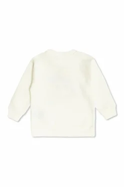 Gucci Kids BIAŁY Bluza z kolorowym nadrukiem