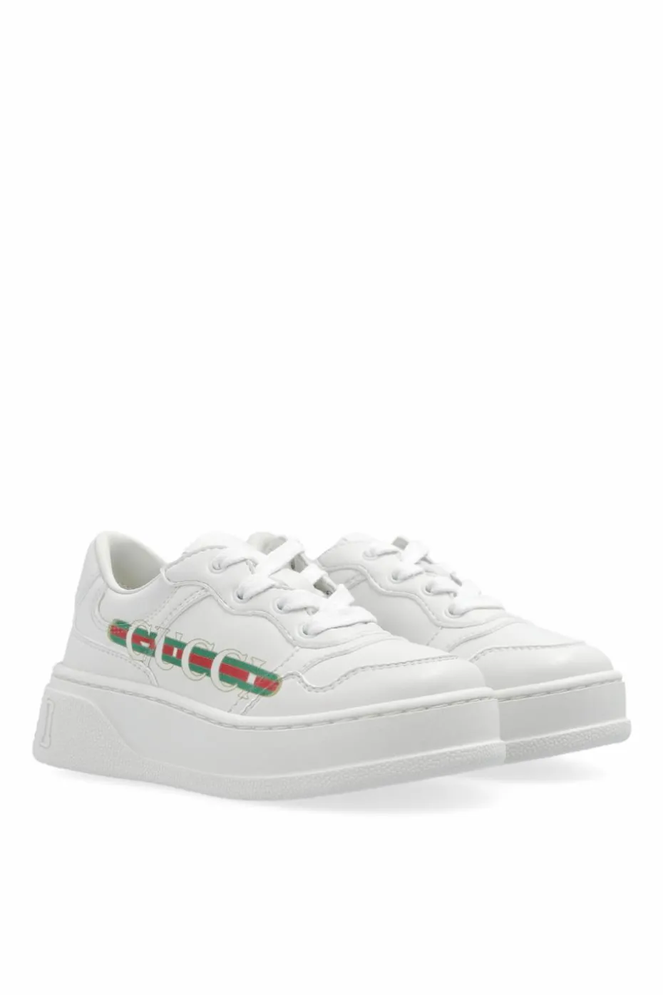 Gucci Kids BIAŁY Buty sportowe z logo