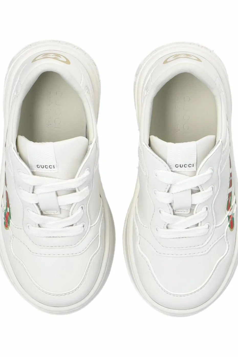 Gucci Kids BIAŁY Buty sportowe z logo