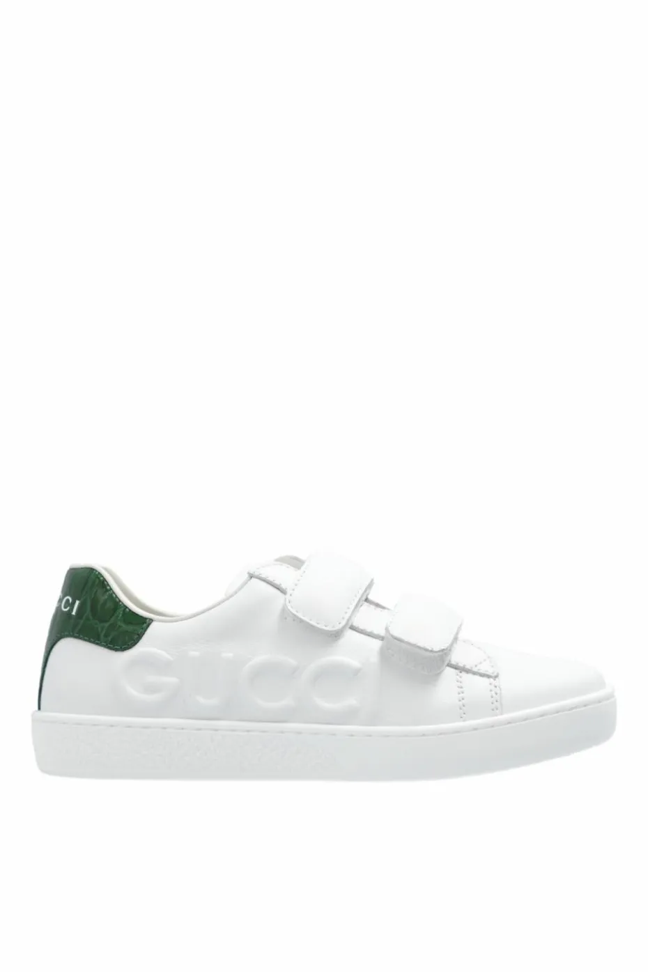 Gucci Kids BIAŁY Buty sportowe z wypukłym logo