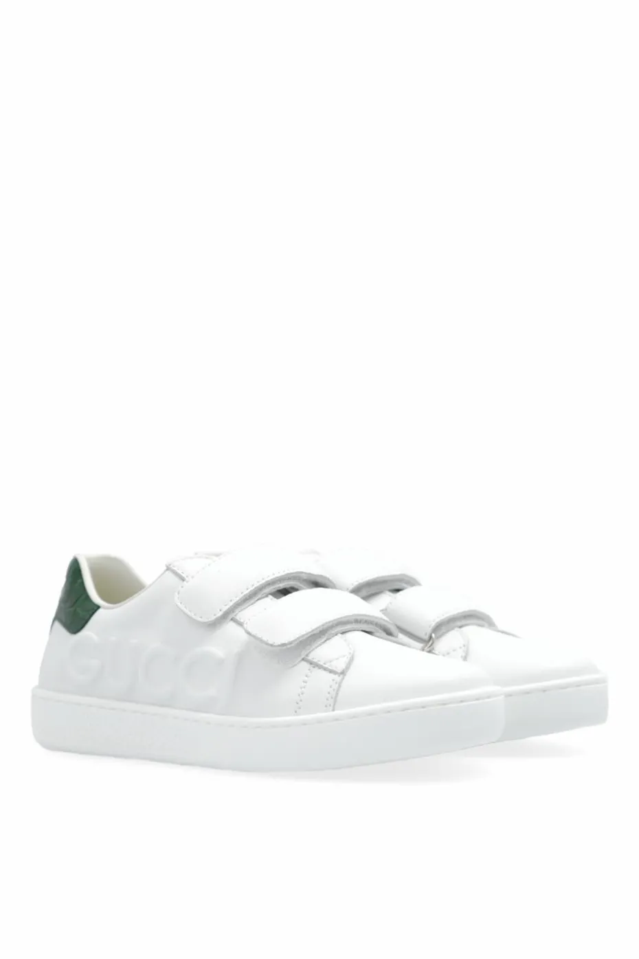 Gucci Kids BIAŁY Buty sportowe z wypukłym logo