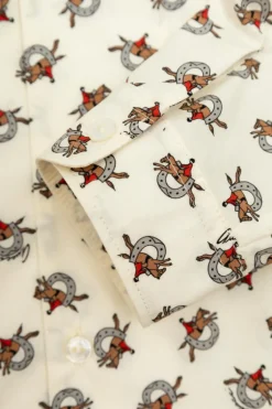Gucci Kids BIAŁY Koszula ze wzorem