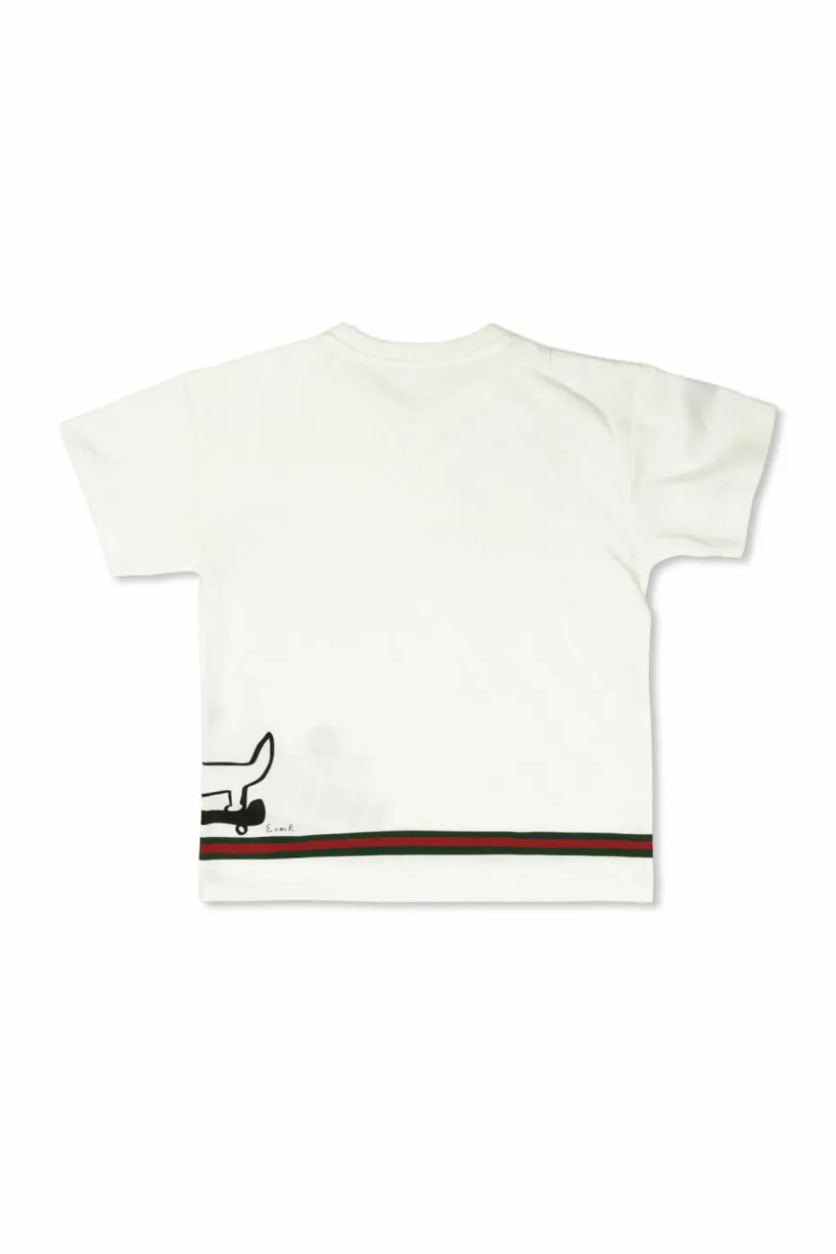 Gucci Kids BIAŁY T-shirt z nadrukiem