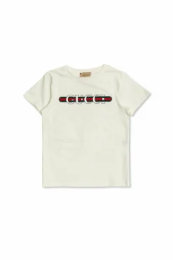 Gucci Kids BIAŁY T-shirt z logo