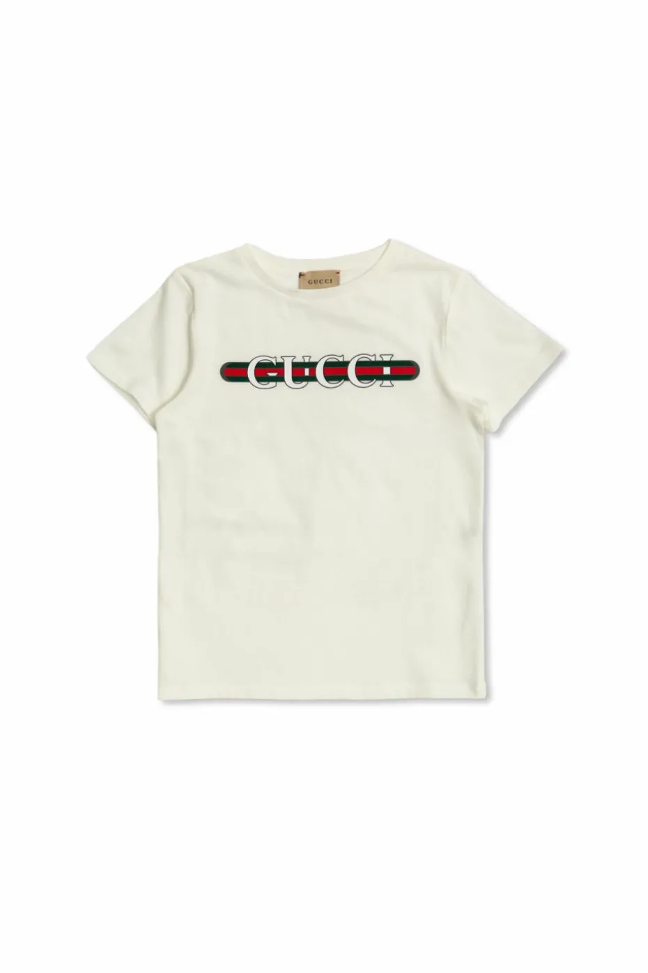 Gucci Kids BIAŁY T-shirt z logo