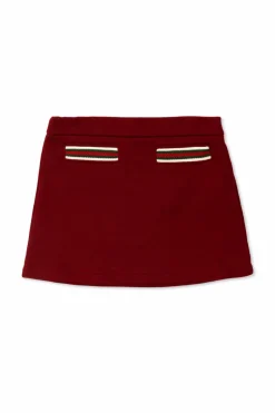 Gucci Kids BORDO Bawełniana spódnica