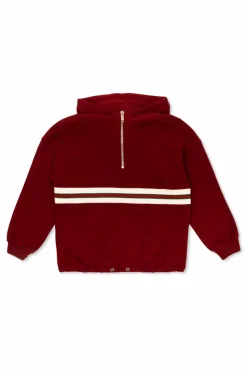 Gucci Kids BORDO Bluza z kapturem