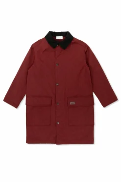Gucci Kids BORDO Płaszcz z logo
