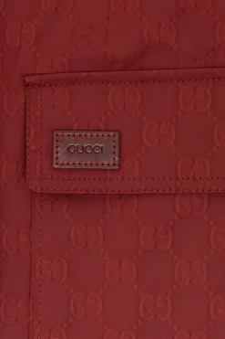 Gucci Kids BORDO Płaszcz z logo