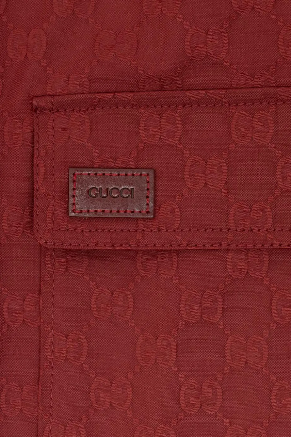 Gucci Kids BORDO Płaszcz z logo