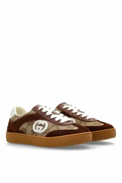Gucci Kids BRĄZOWY Buty sportowe `G74`