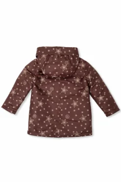 Gucci Kids BRĄZOWY Kurtka z kapturem