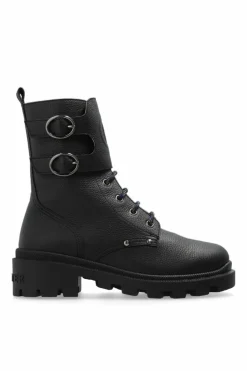 Gucci Kids CZARNY Skórzane buty za kostkę