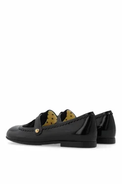 Gucci Kids CZARNY Skórzane baleriny