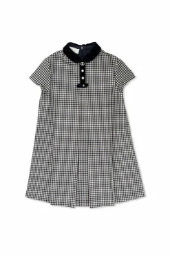 Gucci Kids CZARNY Sukienka ze wzorem w kratę