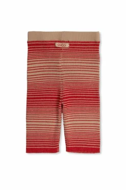 Gucci Kids CZERWONY Legginsy z logo