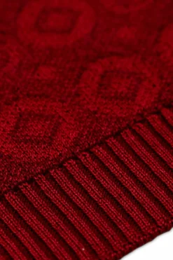 Gucci Kids CZERWONY Sweter typu polo