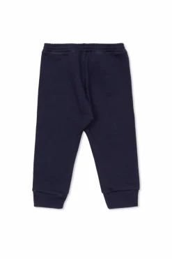 Gucci Kids GRANATOWY Bawełniane spodnie dresowe