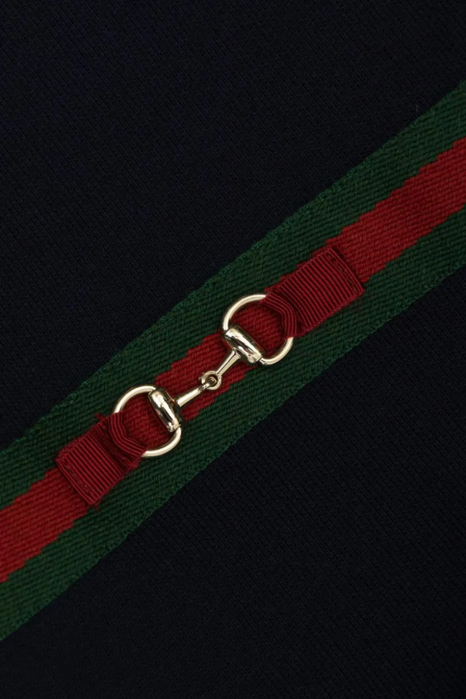 Gucci Kids GRANATOWY Bawełniana sukienka