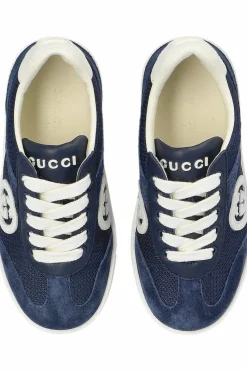 Gucci Kids GRANATOWY Buty sportowe z logo