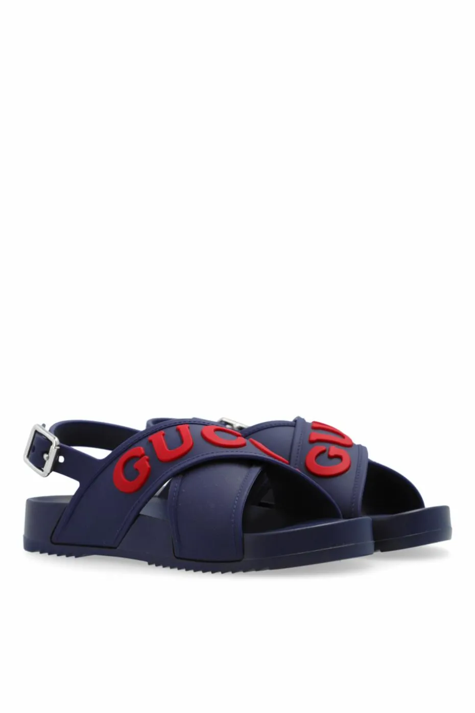 Gucci Kids GRANATOWY Gumowe sandały